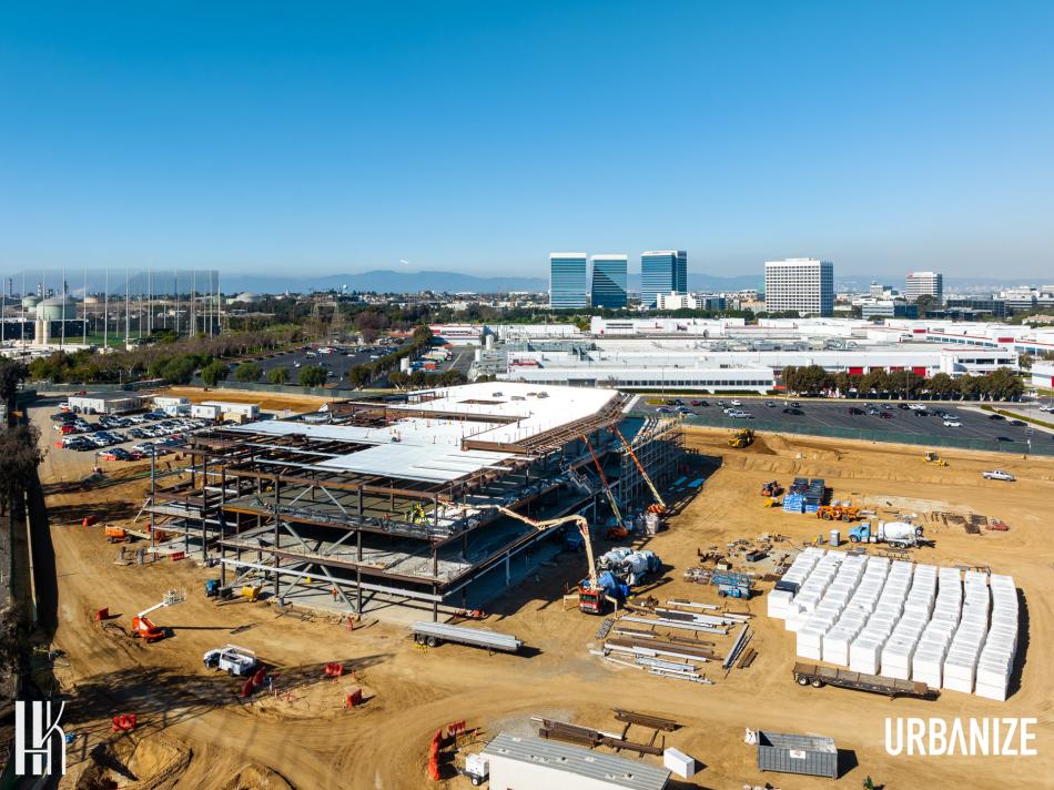 Steel skeleton of new L.A. Chargers HQ campus takes shape in El Segundo